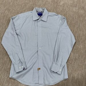 Egara Slim Fit Button up dress shirt size medium non-iron slim fit